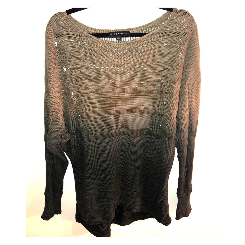 Dark/light Olive green sweater